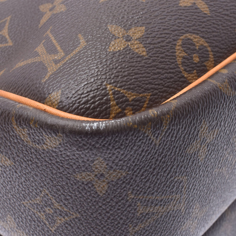 LOUIS VUITTON ROWITHON MOGLIGHTON RIPORTER L M45252 Unisex Monogram Canvas Shoulder Bag B Rank used silverware