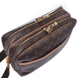 LOUIS VUITTON ROWITHON MOGLIGHTON RIPORTER L M45252 Unisex Monogram Canvas Shoulder Bag B Rank used silverware