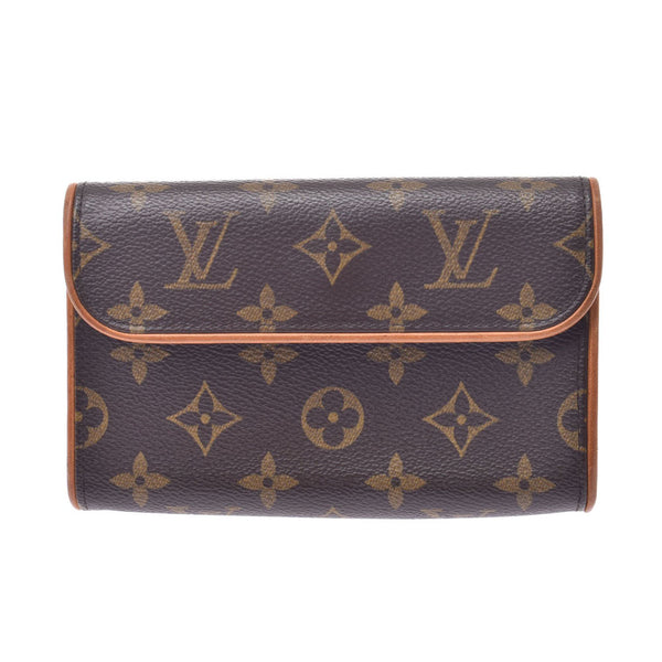 LOUIS VUITTON ルイヴィトンポシェットフロランティーヌ    Belt size XS monogram brown Lady's bum-bag M51855 is used