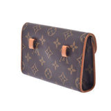 LOUIS VUITTON ルイヴィトンポシェットフロランティーヌ    Belt size XS monogram brown Lady's bum-bag M51855 is used