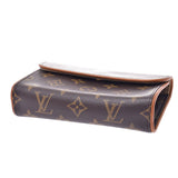 LOUIS VUITTON ルイヴィトンポシェットフロランティーヌ    Belt size XS monogram brown Lady's bum-bag M51855 is used