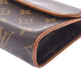 LOUIS VUITTON ルイヴィトンポシェットフロランティーヌ    Belt size XS monogram brown Lady's bum-bag M51855 is used