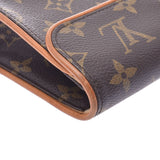 LOUIS VUITTON ルイヴィトンポシェットフロランティーヌ    Belt size XS monogram brown Lady's bum-bag M51855 is used