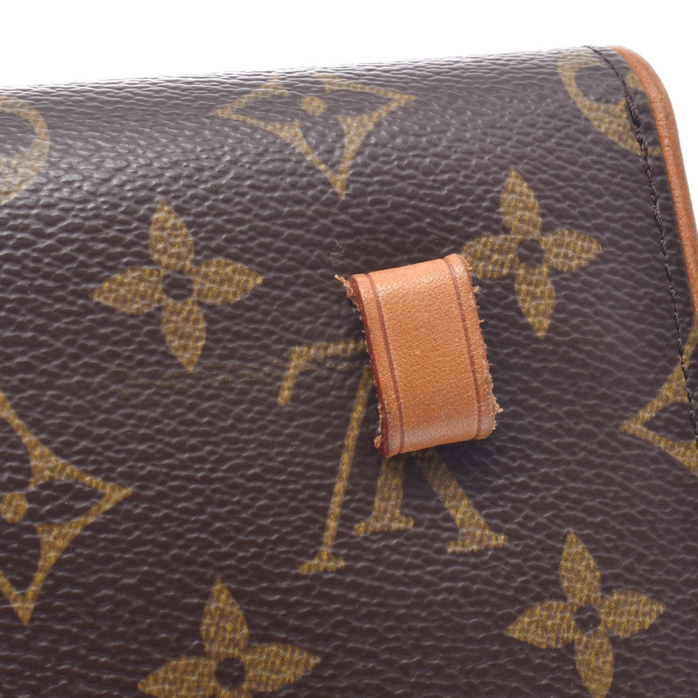 ルイヴィトンポシェットフロランティーヌ ベルトサイズXS 14145 ブラウン レディース ウエストバッグ M51855 LOUIS VUITTON  中古 – 銀蔵オンライン