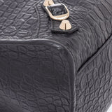 BALENCIAGA Balenciaga The Classic City Black Gold Hardware 115748 Unisex embossed leather 2WAY bag A rank used Ginzo