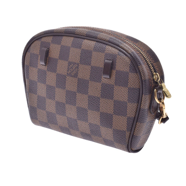 LOUIS VUITTON ルイヴィトンポシェットイパナマ 
 ダミエ ブラウン ユニセックス ダミエキャンバス ショルダーバッグ
 N51296 
 中古