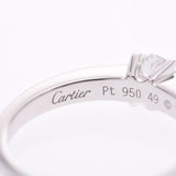 CARTIER カルティエ ソリテールデクララシオンダムールリング ダイヤ0.26ct #49  8.5号 レディース Pt950プラチナ リング・指輪 Aランク 中古 銀蔵