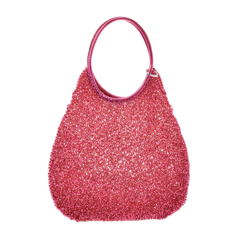 ANTEPRIMA, Anteprima, Wire Handbag, Pink Metallic, Ladies Handbag, New and Used, Silver Subsidies