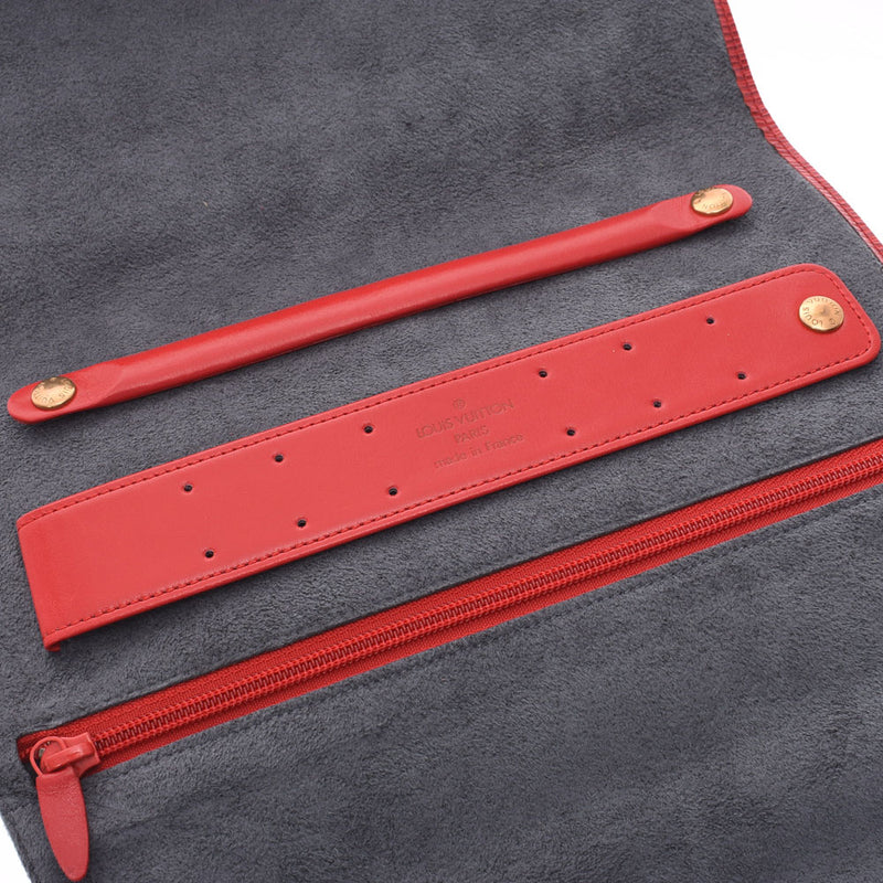 路易威登（Louis Vuitton）路易威登Epi Lou Roux Vieux珠宝盒红色M48357女士Epi皮革手袋A Rank二手货Ginzo