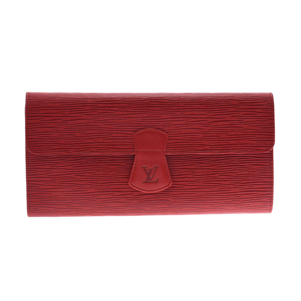 LOUIS VUITTON Louis Vuitton Epi Lerouvijoux Jewelry Case Red M48357 Women's Epirea Pouch A Rank Used Ginzo