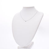 TIFFANY&Co. Tiffany by the yard one grain diamond necklace Ladies Pt950 platinum necklace A rank used silver warehouse
