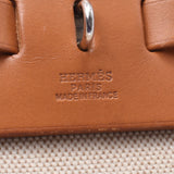 HERMES エルメス エールバッグMM □E刻印(2001年頃) レディース トワルアッシュ レザー 2WAYバッグ Bランク 中古 銀蔵