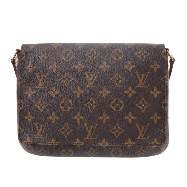 LOUIS VUITTON路易威登Musette Tango短款Monogram中性Monogram帆布单肩包M51257二手