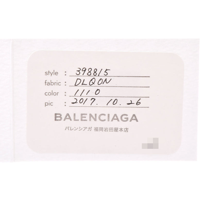 BALENCIAGA Balenciaga Paper Triple XS Gray Silver Hardware 398815 Ladies Calf Shoulder Bag AB Rank Used Ginzo