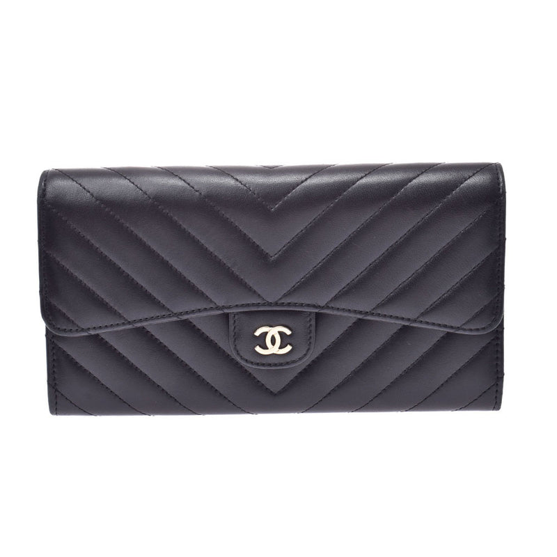 CHANEL ラムスキン 長財布