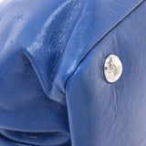 MIUMIU手提包蓝色银色金属配件RN1069女士皮革2WAY袋AB等级二手Ginzo