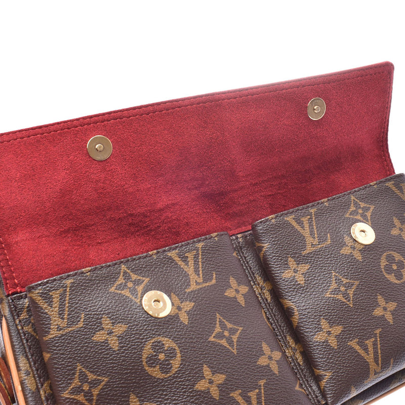 LOUIS VUITTON Louis Vuitton Monogram Vivasite MM Brown M51164 Ladies Monogram Canvas Shoulder Bag B Rank Used Ginzo