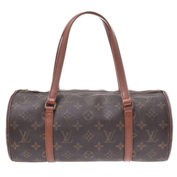 LOUIS VUITTON Ruivison Monogram, GM, and GM, old brown M51385, Ladies, canvas, handbag, B-rank, used silver storehouse.