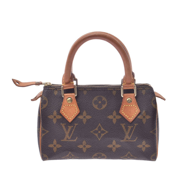 LOUIS VUITTON ルイヴィトン モノグラム ミニスピーディ ブラウン M41534 レディース モノグラムキャンバス ハンドバッグ Bランク 中古 銀蔵