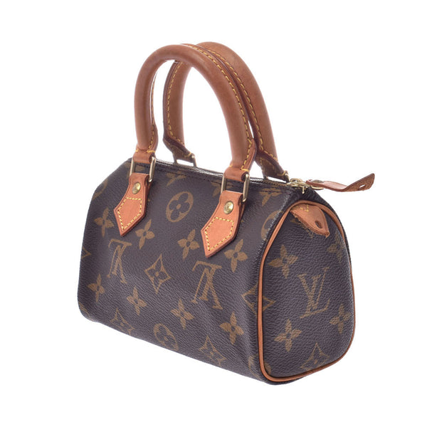 LOUIS VUITTON ルイヴィトン モノグラム ミニスピーディ ブラウン M41534 レディース モノグラムキャンバス ハンドバッグ Bランク 中古 銀蔵