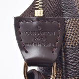 LOUIS VUITT ON路易威登达米耶棕色金具N51985女式达米耶帆布首饰包AB等级二手银藏
