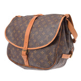 LOUIS VUITTON Louis Vuitton Monogram Saumur 35 Brown M42254 Unisex Monogram Canvas Shoulder Bag B Rank Used Ginzo