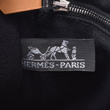 HERMES Hermes Fool Toe PM Black/Grey Unisex Canvas Tote Bag AB Rank Used Ginzo
