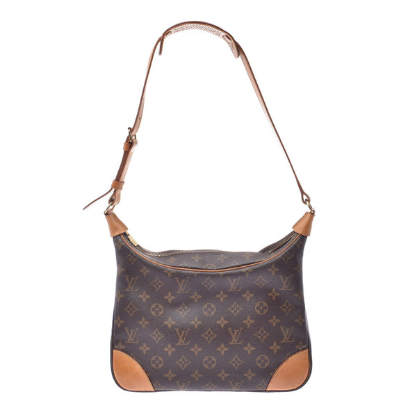 LOUIS VUITTON ルイヴィトンモノグラムブローニュブラウン M51265 Lady's monogram canvas shoulder bag B rank used silver storehouse