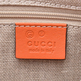 GUCCI古驰Micro Gucci Shima 2WAY手提包出口橙色449241女士皮革手提包A级二手Ginzo