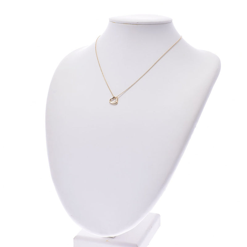 TIFFANY&Co. Tiffany Open Heartnecklace,女士K18YG Necklace A Rank,二手银兵