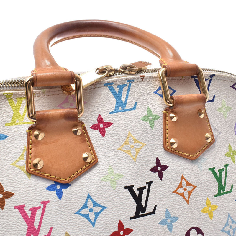 高 画質 LOUIS VUITTON ルイヴィトン マルチカラー アルマ ブロン(白