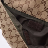 GUCCI Gucci Mothers Bag GG Canvas Beige 201761 Ladies Canvas Shoulder Bag B Rank Used Ginzo