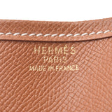 HERMES Hermès Evelyn GM gold metal fitting B B engraving (circa 1998) unisex Kush Bell shoulder bag a rank used silver