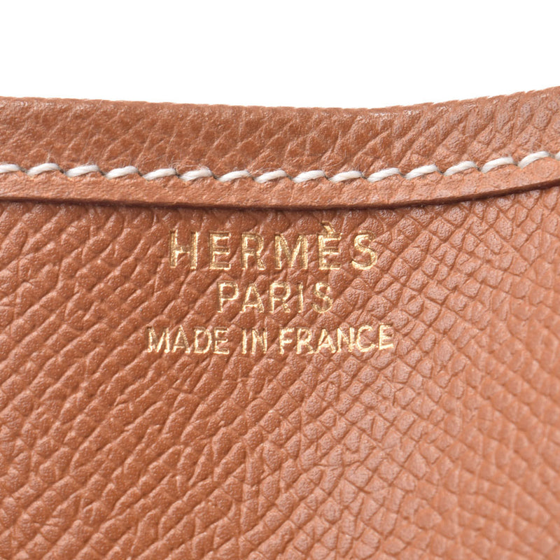 HERMES Hermès Evelyn GM gold metal fitting B B engraving (circa 1998) unisex Kush Bell shoulder bag a rank used silver