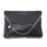 Stella McCartney, Stella McCartney, Fella, Clatch bag, Black Ladies, Polyester, Ceckandbag, A-rank, used silver storehouse.