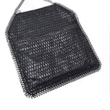 Stella McCartney, Stella McCartney, Fella, Clatch bag, Black Ladies, Polyester, Ceckandbag, A-rank, used silver storehouse.