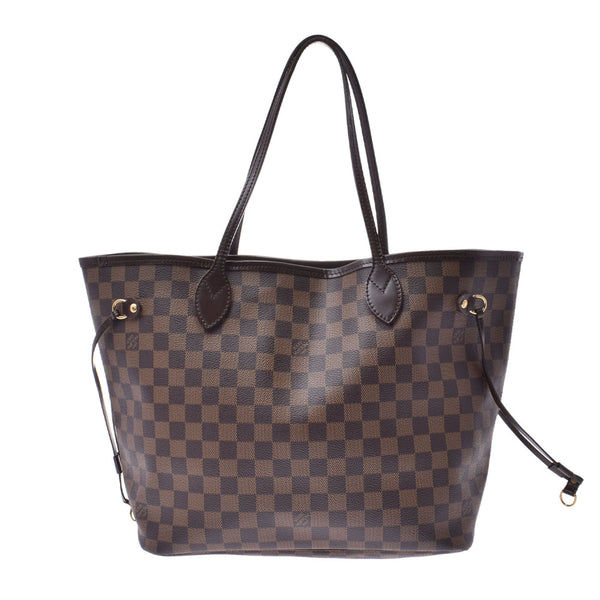 LOUIS VUITTON Louis Vuitton Damier Neverfull MM Old Brown N51105 Unisex Damier Canvas Tote Bag Rank B Used Ginzo