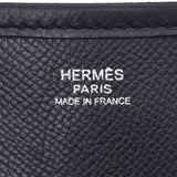 HERMES Hermes Evelyn, 1 GM, black silver, * J stain (around 2006) Unsex Vau-Epson Sholder Bag B-Rank Chushogizura