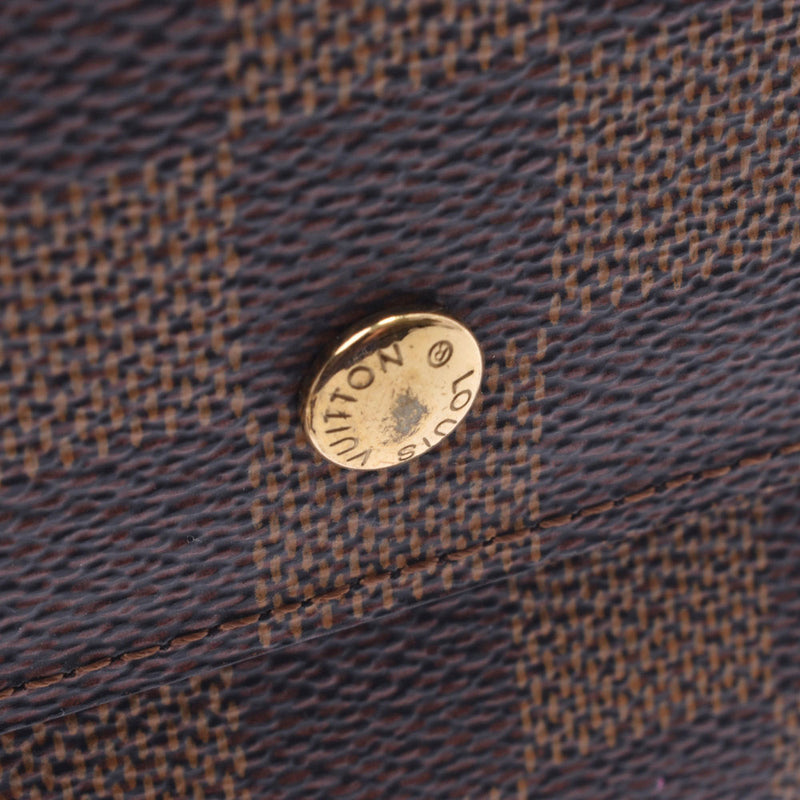 LOUIS VUITON路易威登达米耶国际布朗N61215联合达米耶帆布长钱包B级二手银藏