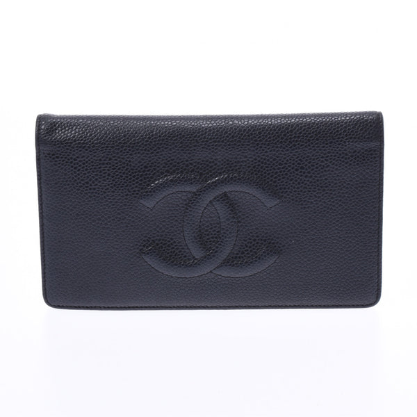 シャネルファスナー長財布 黒 ユニセックス 長財布 CHANEL 中古 – 銀蔵