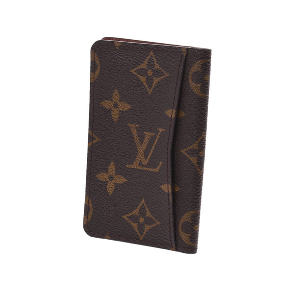 LOUIS VUITTON ルイヴィトンモノグラムポシェットカルトヴィジット card case brown M56362 unisex monogram canvas card case AB rank used silver storehouse