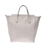 GUCCI Gucci Tote Bag White 368824 Ladies Leather 2WAY Bag AB Rank Used Ginzo