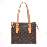 LOUIS VUITTON Louis Vuitton monogram Bo-bankour USA Brown M40007 unisex monogram canvas handbag AB rank used silver