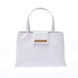 BVLGARI Bvlgari 2WAY Bag White Gold Hardware Ladies Leather Handbag AB Rank Used Ginzo