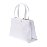 BVLGARI Bvlgari 2WAY Bag White Gold Hardware Ladies Leather Handbag AB Rank Used Ginzo