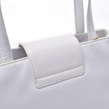 BVLGARI Bvlgari 2WAY Bag White Gold Hardware Ladies Leather Handbag AB Rank Used Ginzo