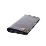 GUCCI古驰GG Marmont长钱包黑色459133男士皮革钱包新银