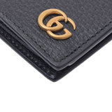 GUCCI古驰GG Marmont长钱包黑色459133男士皮革钱包新银
