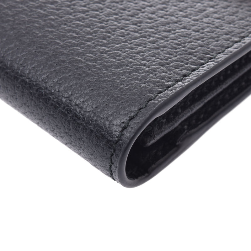 GUCCI古驰GG Marmont长钱包黑色459133男士皮革钱包新银