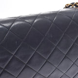 CHANEL Chanel, Matrasse chain shoulder bag, single flap, black gold, Ladies, Ramskin, shoulder bag, B, B, used silver,